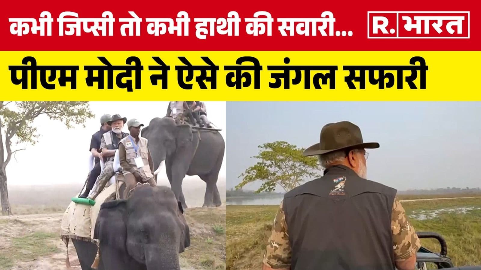  PM Modi in Kaziranga National Park